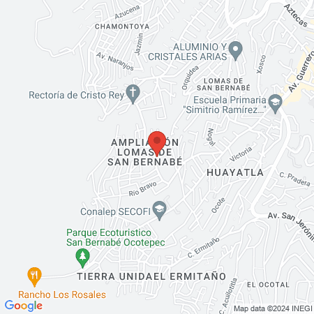 Barber shop Mr. Jace map