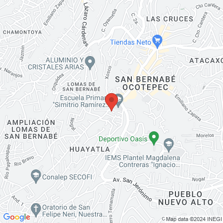 Glam AtHomeBarber's map