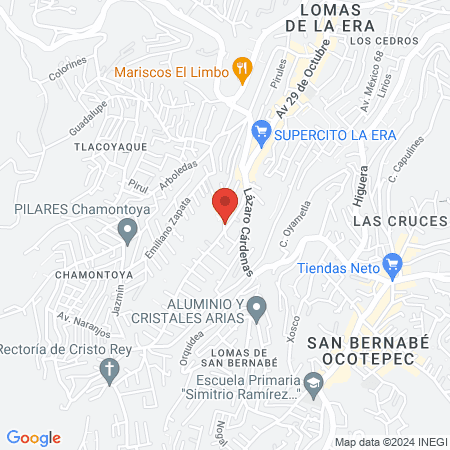 Veterinaria Zafari map