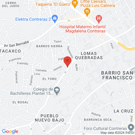 Consultorio médico de la Parra map