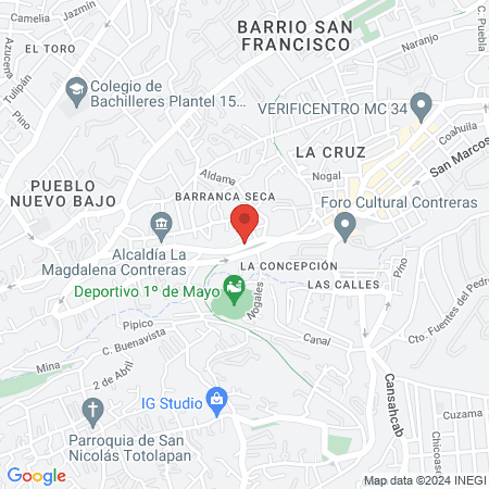 Barbería MH map