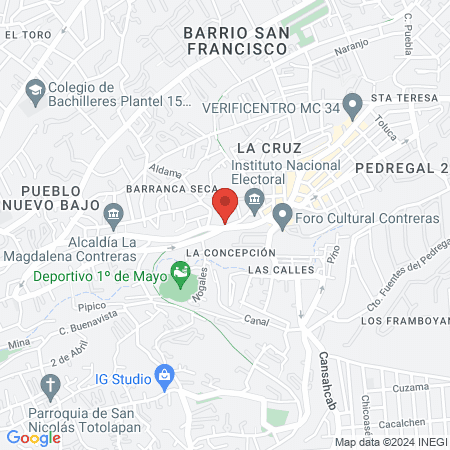 Claudia Rizo Makeup Artist map