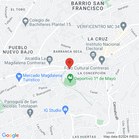 Barbería y peluquería New style map