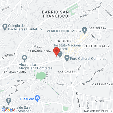 Barbería Barber Guees map