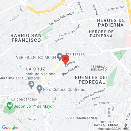 Peluquería La Antigua Guillén map