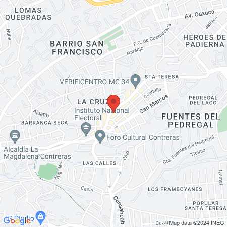 Dentistería (La Cruz) map