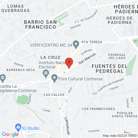 Dispensario Dental map