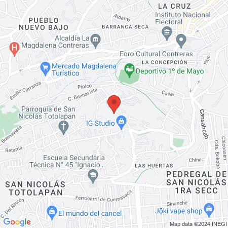 oftalmoloptico del sur map