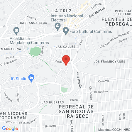 Sanatorio Maria De Lourdes map