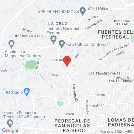 APRIL NAIL'S CDMX SUR map