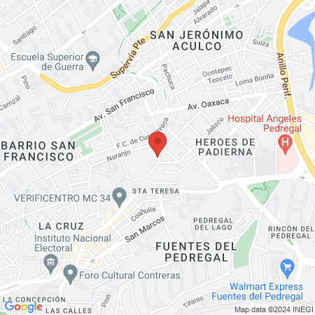 Barbería Tradicional Amethyst map