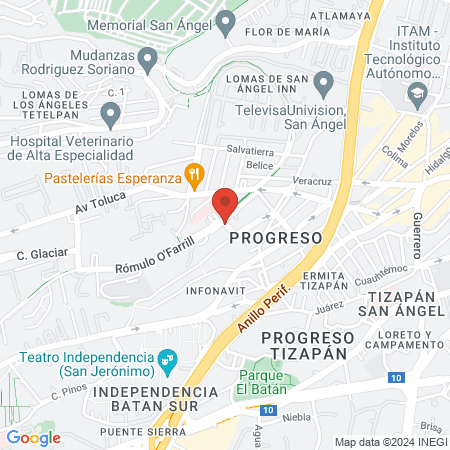 Salón de uñas mac map