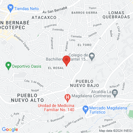 Academia de Belleza Nueva Imágen map