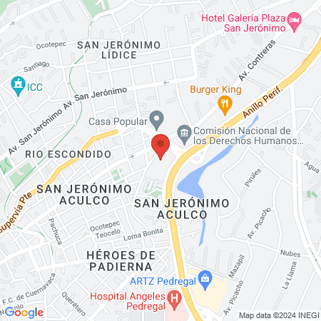 2Body San Jerónimo Lídice map