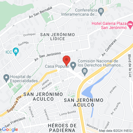 Bodywrap San Jerónimo Lídice map