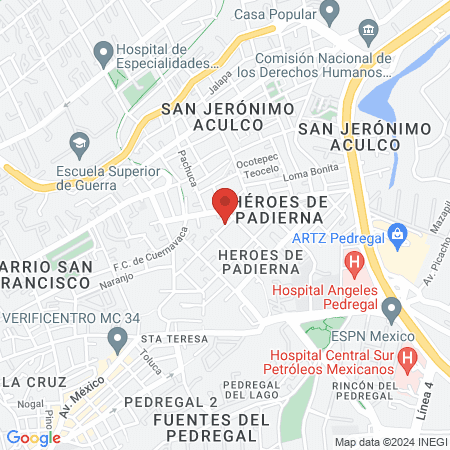 Dentista Gómez. map