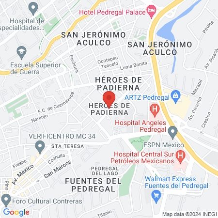 Dr. Roberto Sánchez Larios, Otorrinolaringólogo map