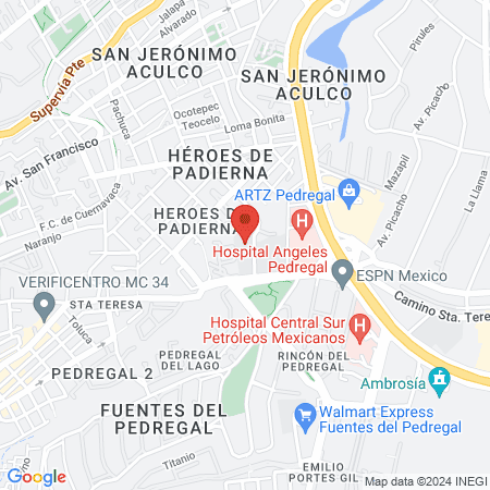 Dr Diego Buendia Ortopedia, Traumatología y Cirugía de Columna. map