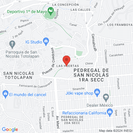 Fabulashes Perla Mejía map