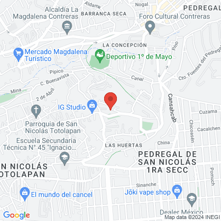 Sandra Hernández Salón & MakeUp Studio map