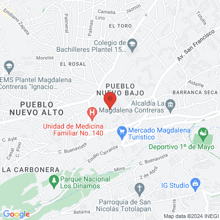 Galu’s & Nanis Salón map