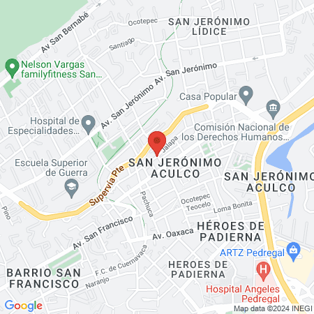 Dermatología y Dermatología Pediatrica map