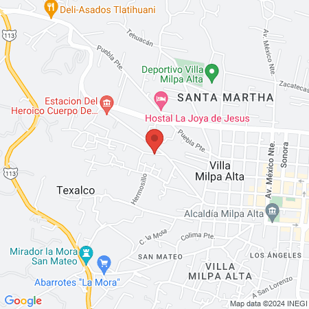 Espacio de Sanacion y Crecimiento OLLIN-Milpa Alta map