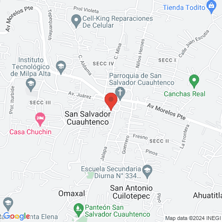 Bernardo Peña Delgadillo Médico General Milpa Alta map