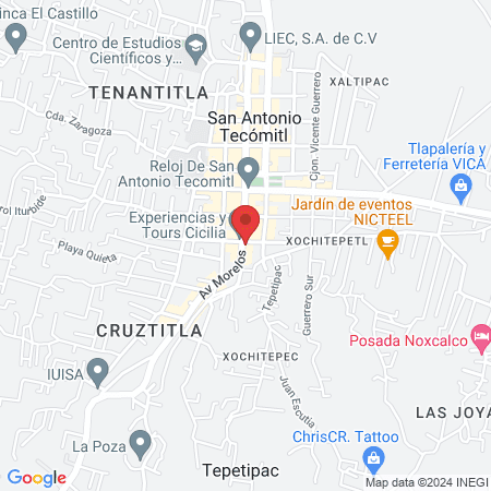 Estética Salerm Tecomitl map