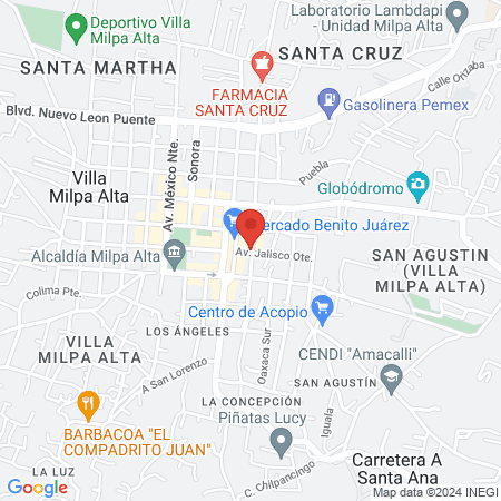 QualyDent milpa alta map