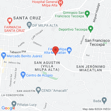 Consultorio Mexfam map