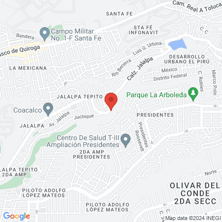 Módulo Dip. Alfredo Pérez Paredes map