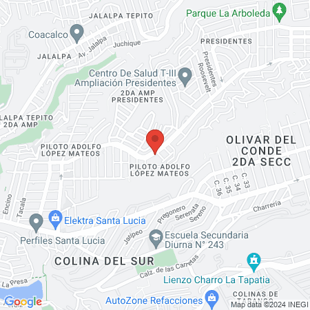 Consultorio Médico ANVA map