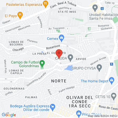 Fisioterapia LFT Geovanny Cabrera map
