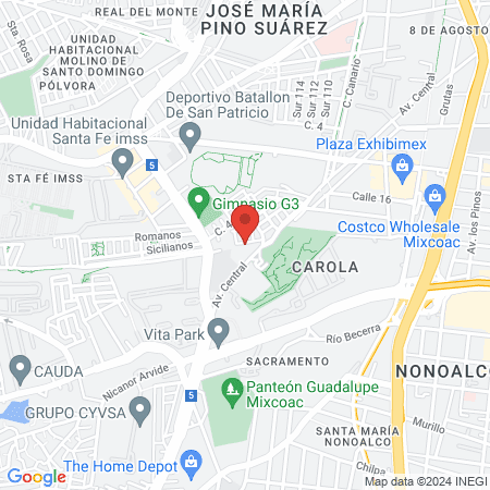 Servicios de estética Dulce Estilo map