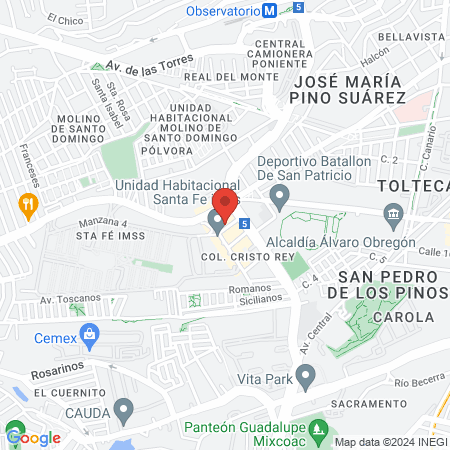 Doctor Santiestaban Carmona Luis map