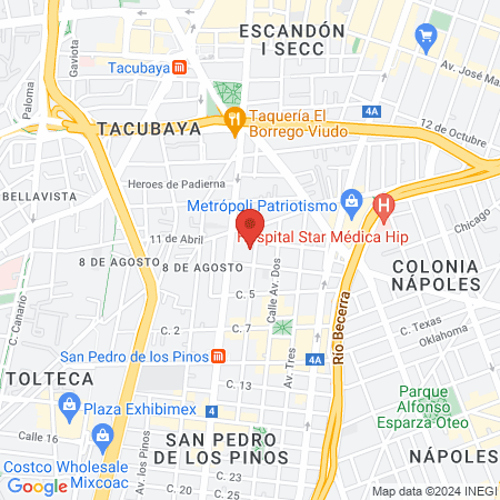 Épico Rehabilitación map