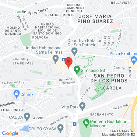 Veterinaria Cristo Rey map