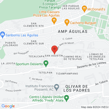 Estetica "Jatziry" map