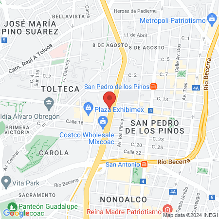 Clínica Veterinaria Irene Joice Blank Alcaldía Álvaro Obregón map