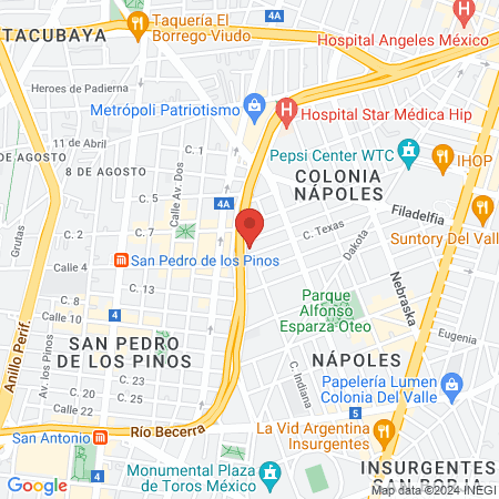 Odontología Especializada AD map