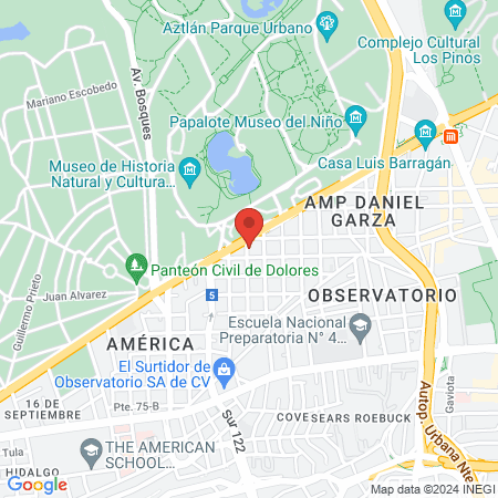 SARY BUINONA´S FITNESS GYM DANIEL GARZA. map