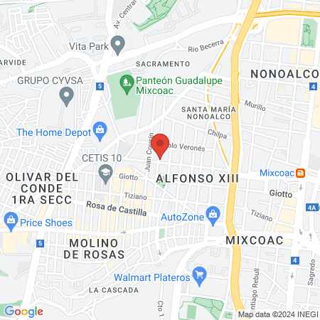 NAILS Y&M EMPIRE OF BEAUTY map