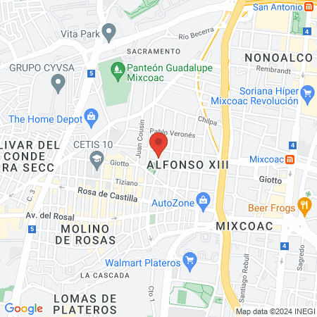 Odontología integral y estética map