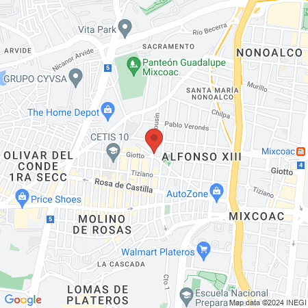 Clínica Yaakunaj Dental map