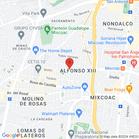 Consultorio Dental, Dentista map