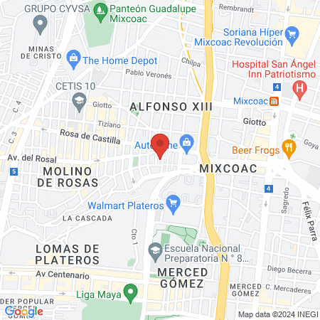 Dra. Mariana Gómez map