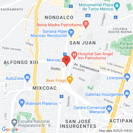 Sonrisas Mexicanas Mixcoac map