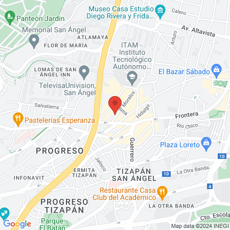 Ginecólogo y Enfermedades propias de la Mujer map