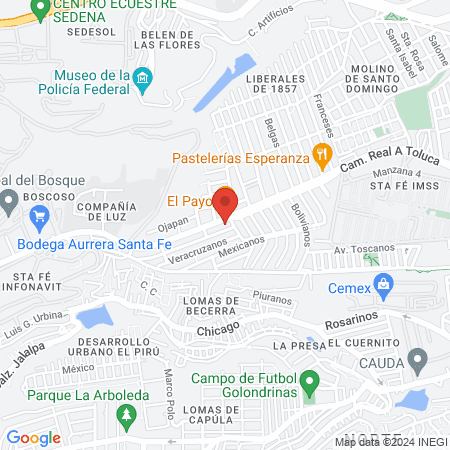 Doctora. elvia sara echalaz padilla map